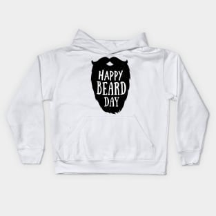 Happy beard day Kids Hoodie